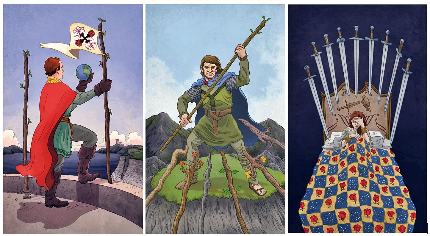 An interesting 3-card tarot reading